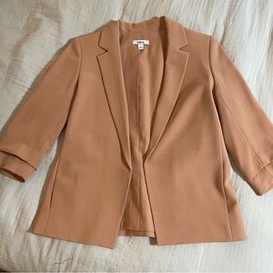 Camel tan color 3/4 sleeve blazer